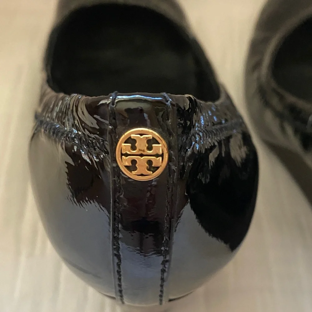 Tory Burch glossy black
